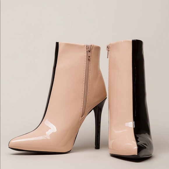 Go Jane | Two toned ankle booties - Picture 4 of 4